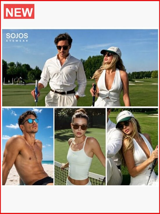 Polarized Round Sunglasses UV400 Protection TR90 Frame main image 4